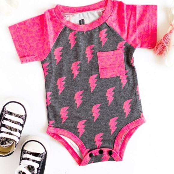 Crazy Train Other - Crazy Train Kids Thunderbolt Onesie 12 18 months